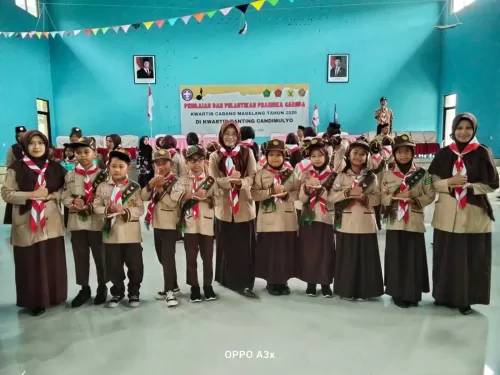 Penilaian dan Pelantikan Pramuka Garuda Kwartir Cabang Magelang Tahun 2026 di Kwartir Ranting Candimulyo