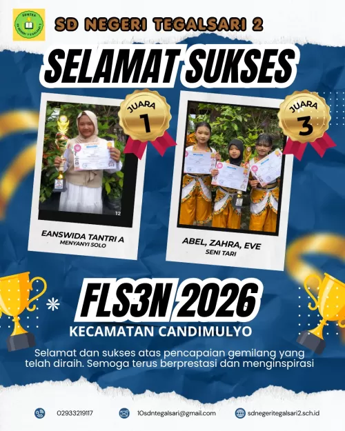 Prestasi Membanggakan SD Negeri Tegalsari 2 dalam Lomba FLS3N Tingkat Kecamatan Candimulyo