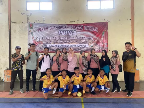 SD Negeri Tegalsari 2 Raih Juara 1 Sepak Takraw Putra pada POPDA Tingkat SD Kabupaten Magelang